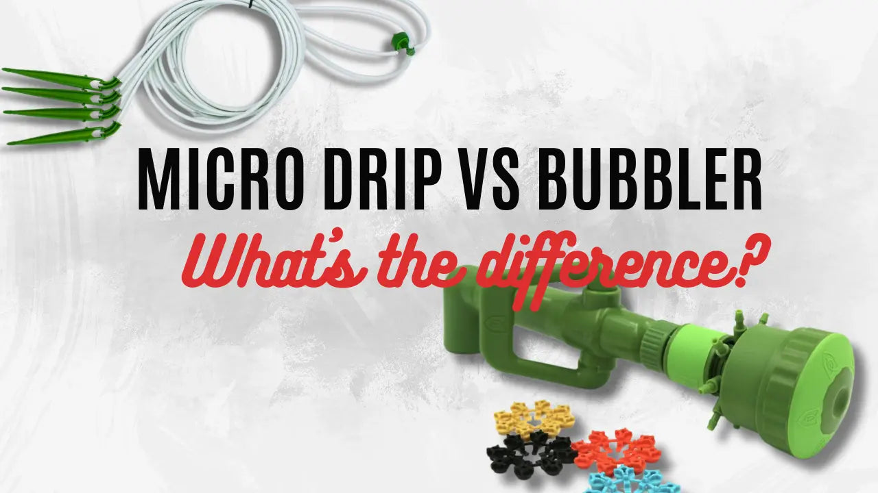 FloraFlex Irrigation Systems: Bubblers vs Micro Drippers