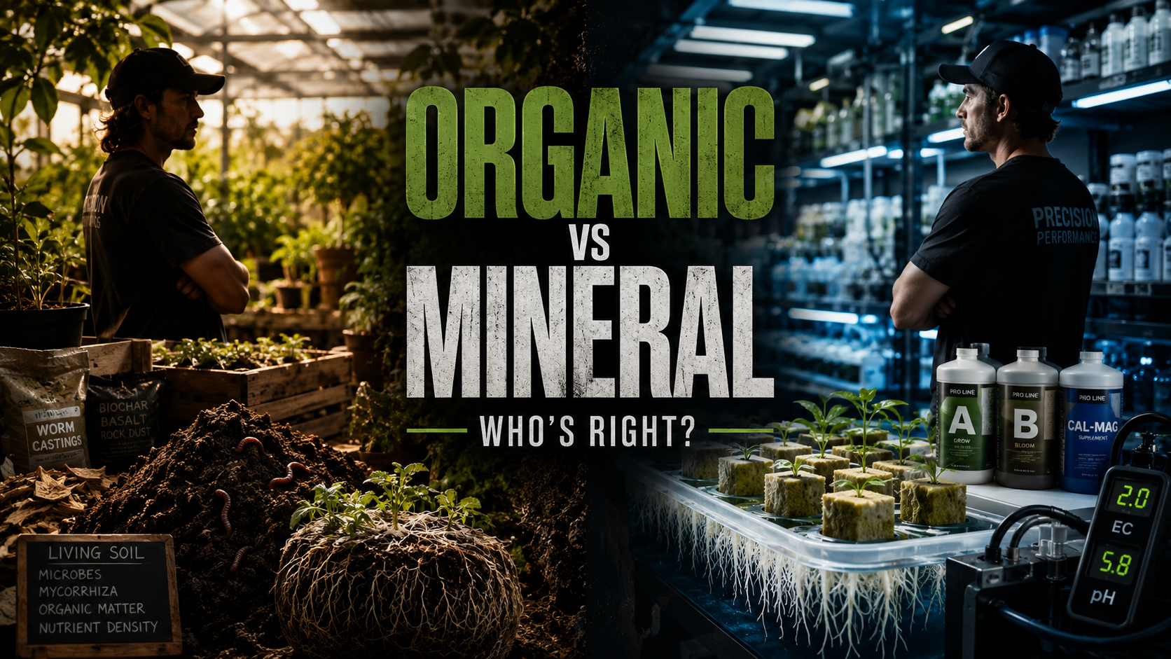 Organic vs Mineral Nutrients: What UK Hydro Stores Actually See
