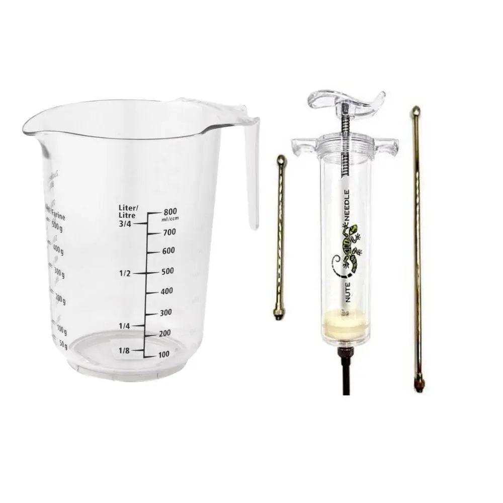 Vasos, jarras, jeringas y pipetas