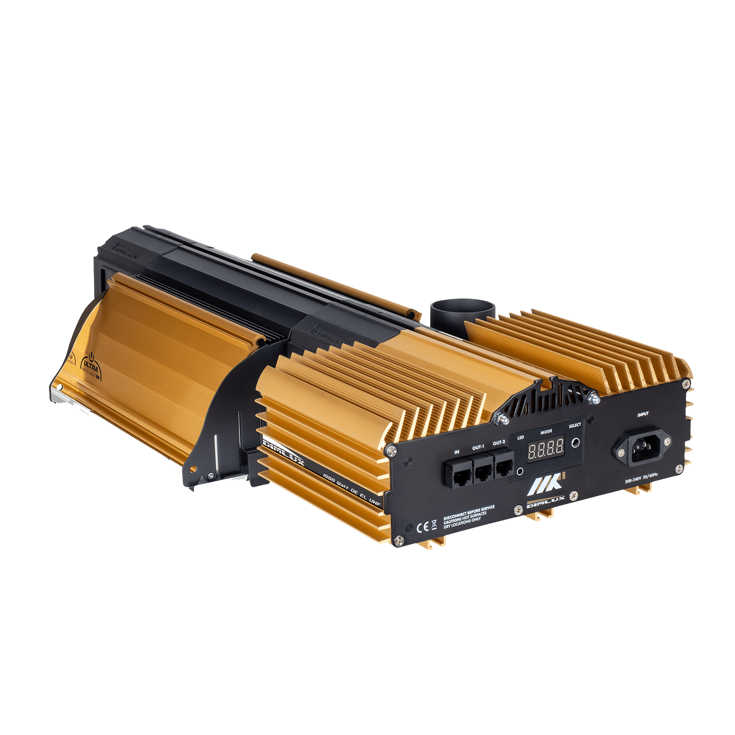 Dimlux Expert Series - MKII 1000w / 400v HPS Full Fixture Grow Light