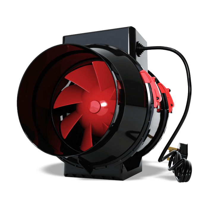 Black Orchid Mixed-Flo Fans – 4", 5" & 6" Inline Extractor Fans