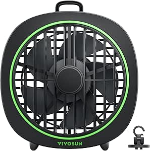 AeroWave D4 4″ Clip Fan – Whisper‑Quiet Air Circulation with Adjustable Speed
