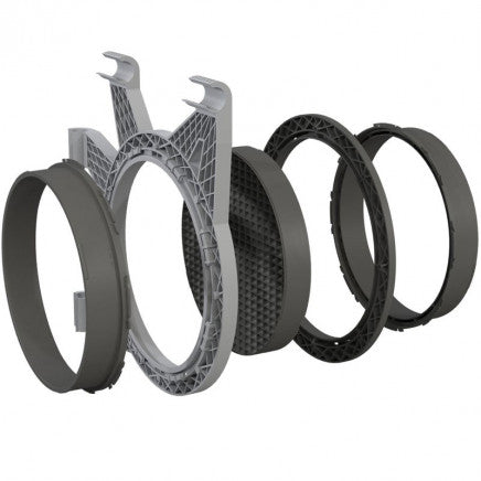 Soporte de brida Secret Jardin DF25 (para postes de tienda de 25 mm)