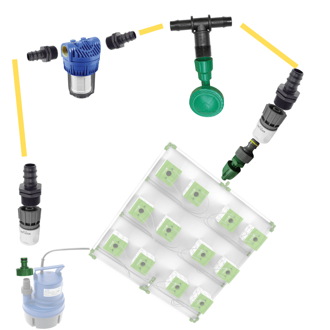 Irrigation Whip Kit – Submersible Pump to FloraFlex Drip System