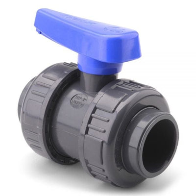 PVCu Double Union Ball Valve