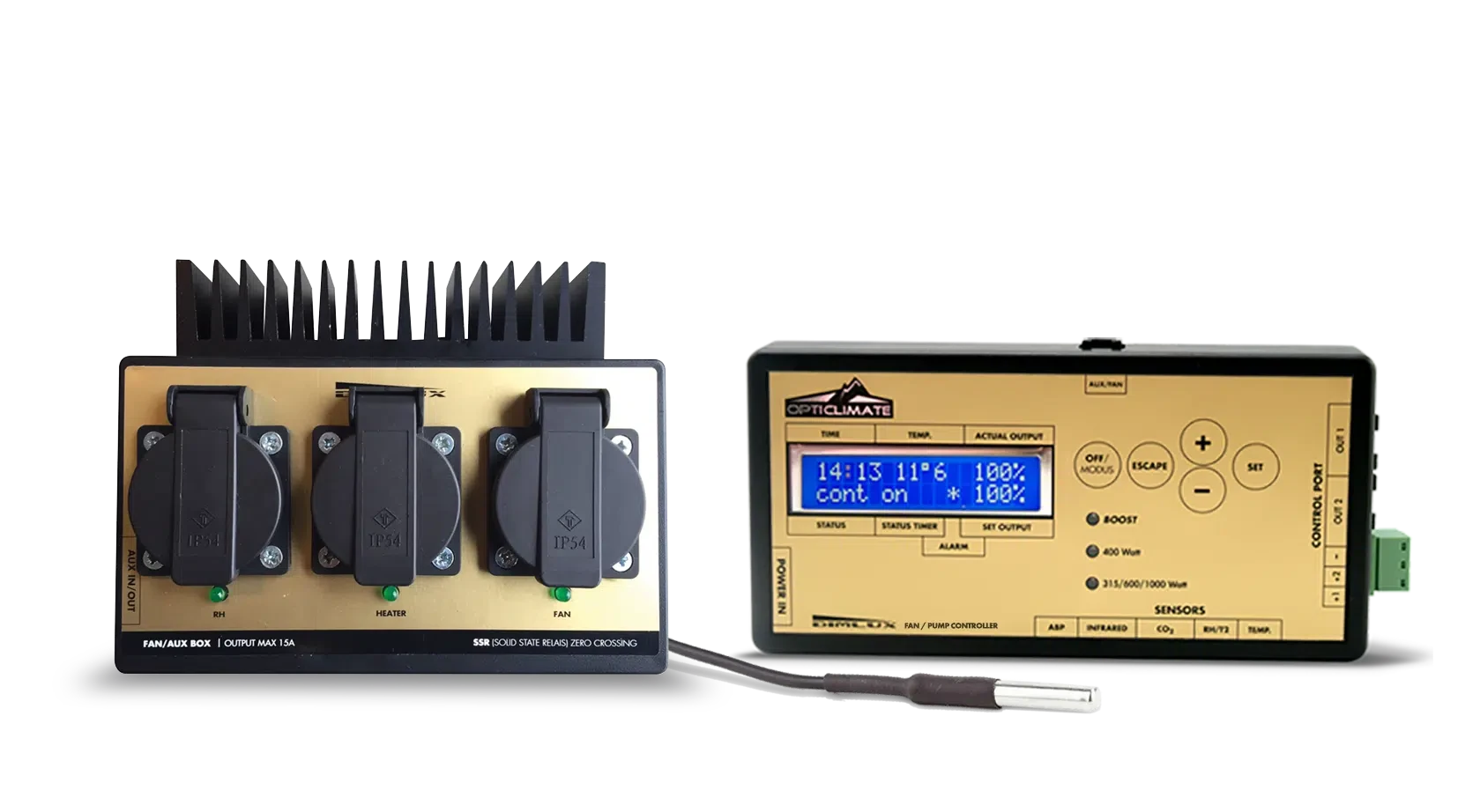 Controlador de ventilador/bomba Opticlimate