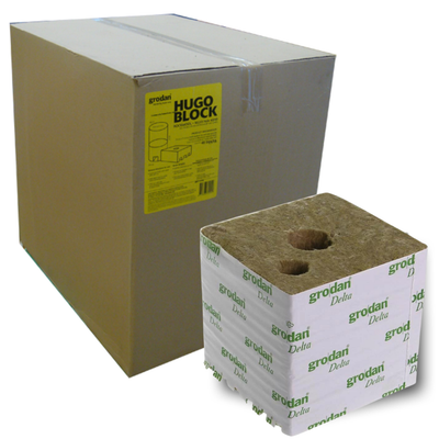 Grodan - 6" Hugo Block / Cube (with new dripper hole)