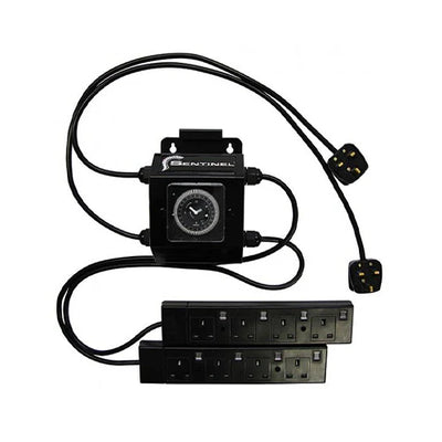 Interruptor de control de 8 vías Sentinel + toma de calefacción