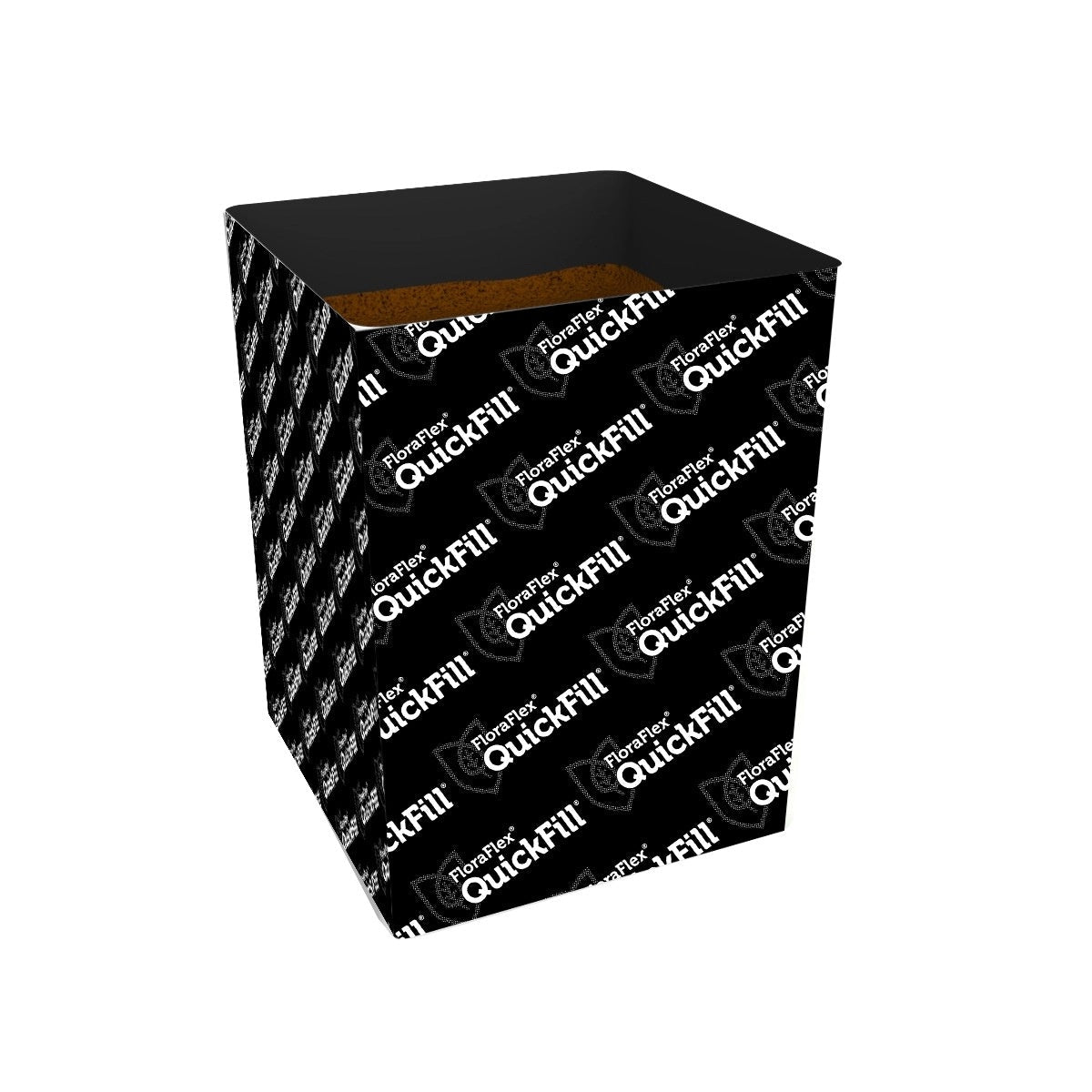 Bolsa de llenado rápido FloraFlex - 1 galón | Tela O2 negra | 60 % WHC