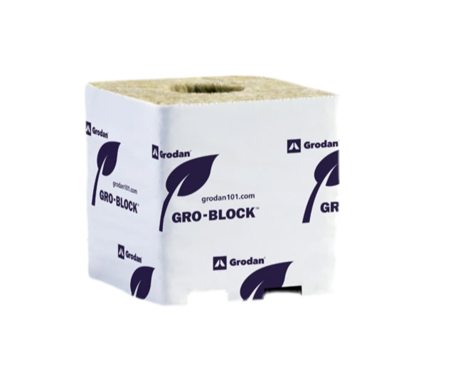 Grodan Gro-Block GR10 mejorado de 4" con orificio