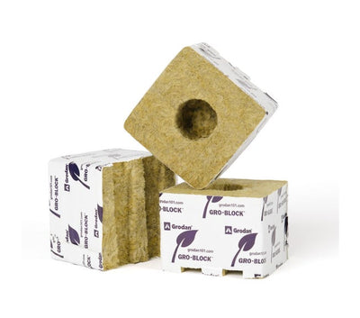 Grodan Gro-Block GR10 mejorado de 4" con orificio