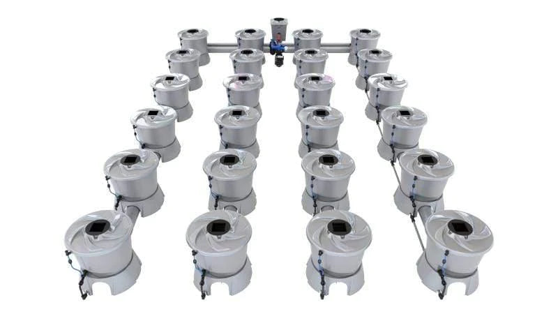 Sistema Alien V de 24 macetas y 4 filas