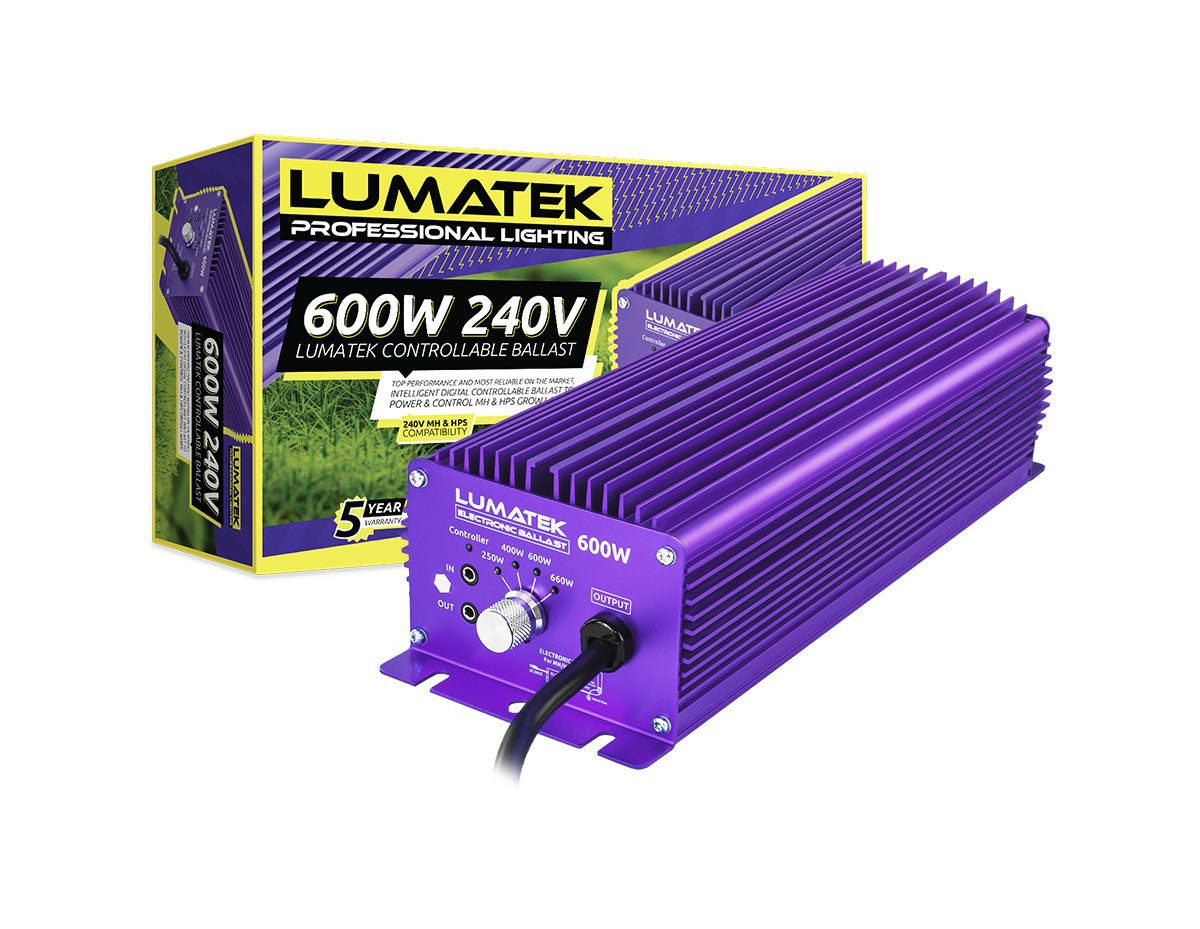 Lumatek 600w HPS 240v Controllable Digital Ballast