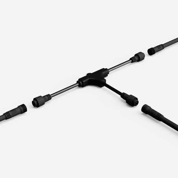 Conector T y cable de enlace para LED de propagación MaxiLED