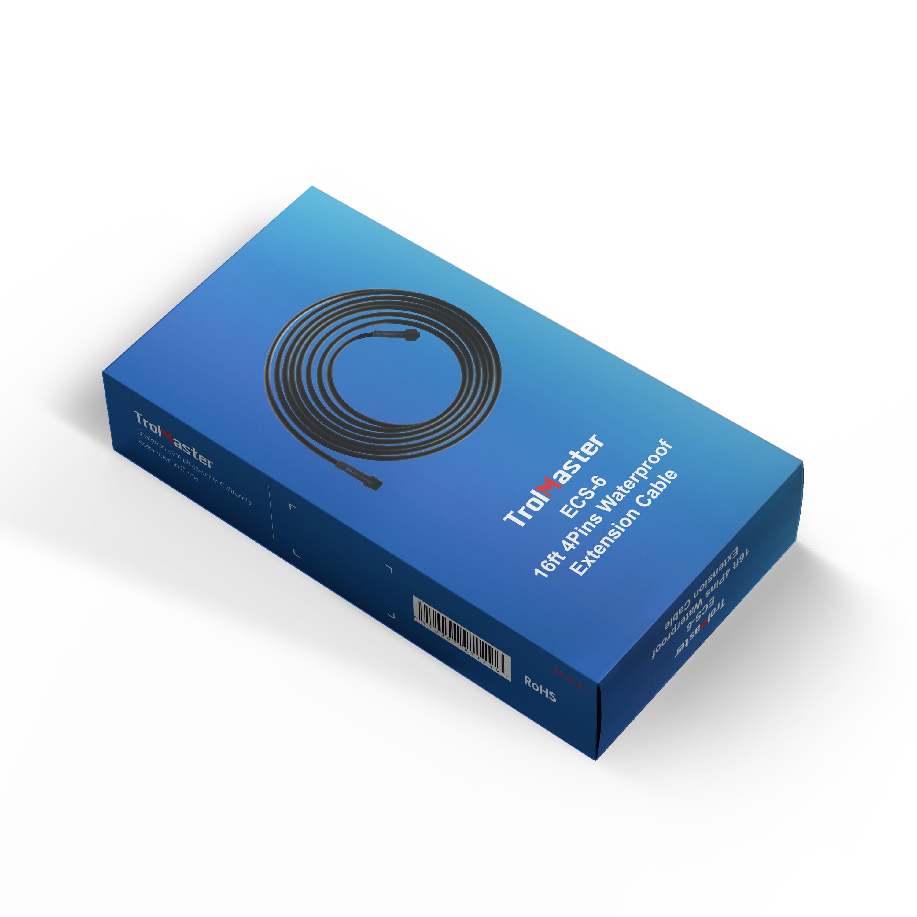 TrolMaster 16ft 4-Pin Waterproof Extension Cable (ECS-6)