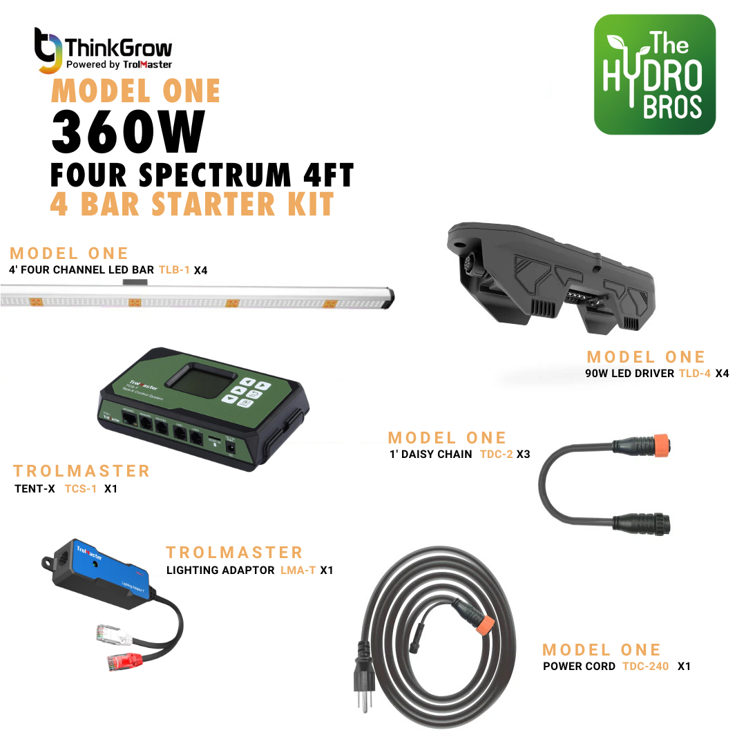 Paquete de LED de espectro completo Model One de 360 W