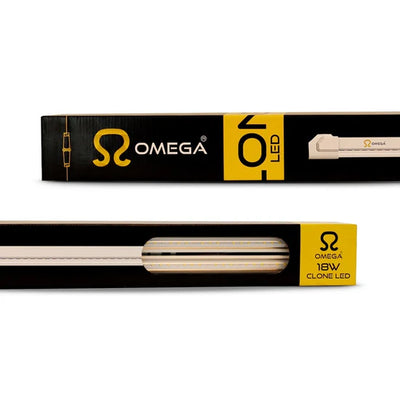 Omega 18W oder 9W Klone-LED-Pflanzenleuchten (Zweierpack)
