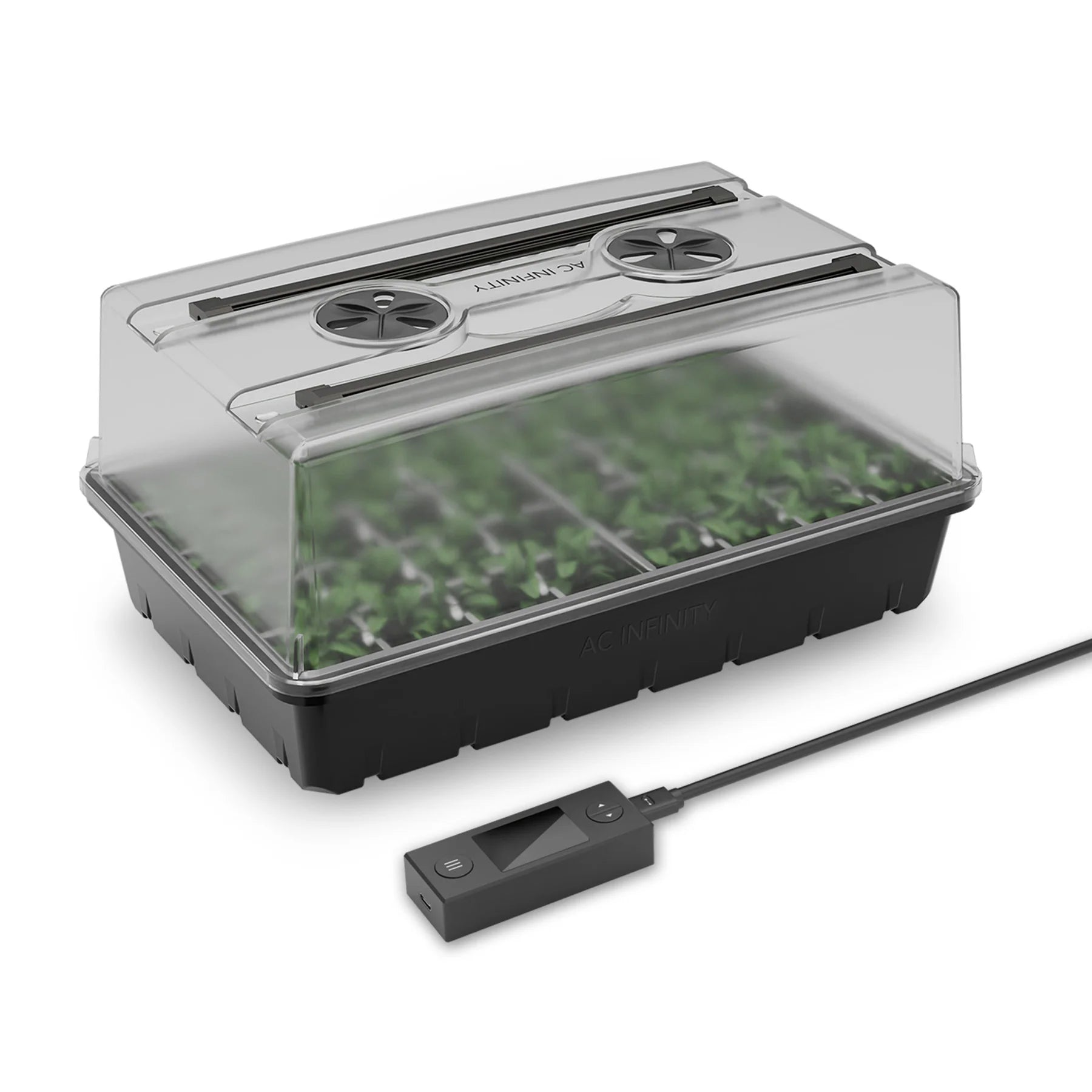 AC Infinity 5 x 8 Humidity Dome with Height Extension, with LED Grow Light Bars (AC-HDL5)