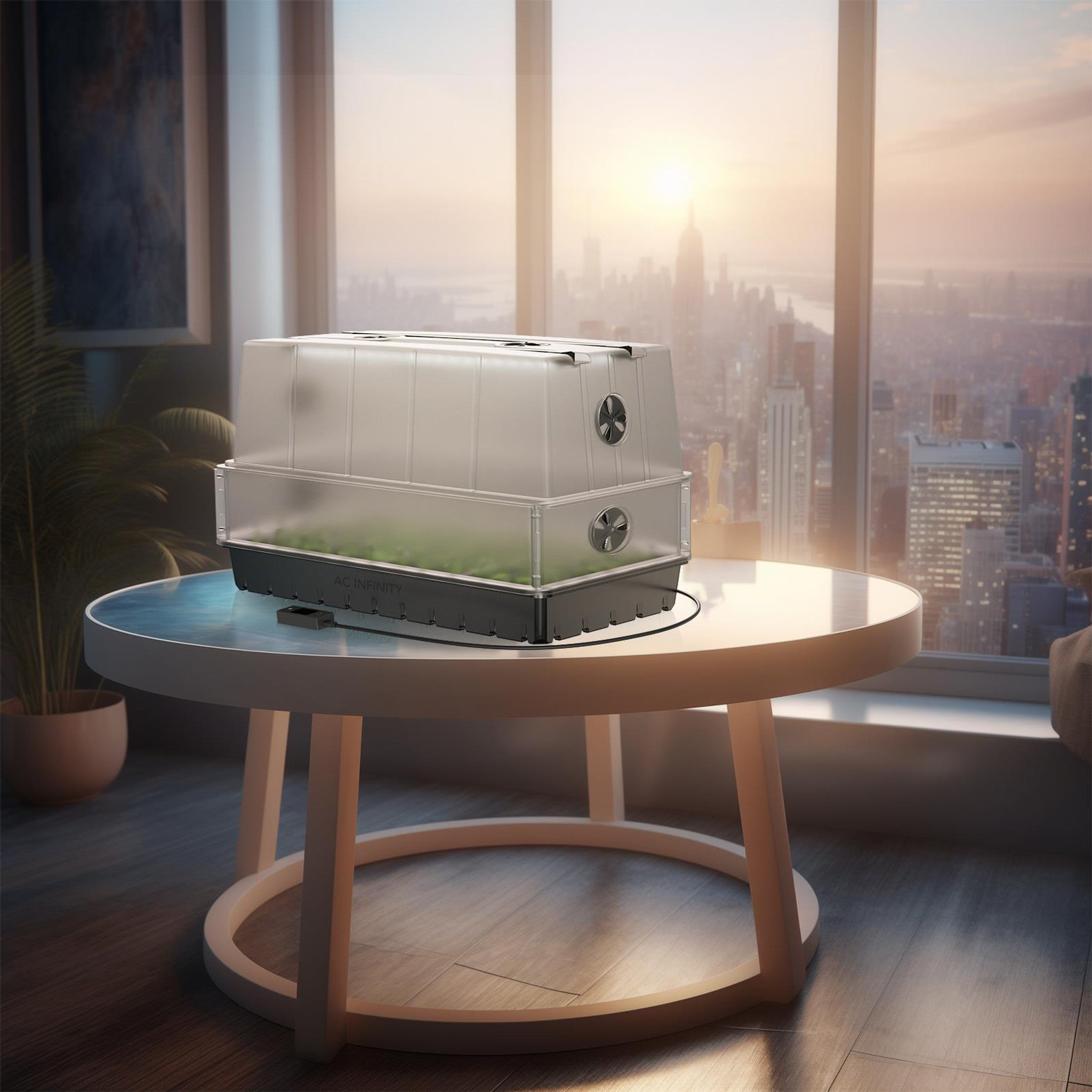 AC Infinity Germination Kit Combo | Humidity Dome with LED Grow Light Bars & Heat Mat