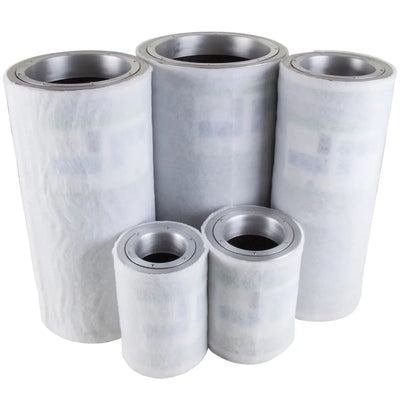 Rhino Hobby Kohlefilter (RC412) – Umkehrbare Basis & Anschlussstutzen | Geruchsneutralisierung über 9–12 Monate