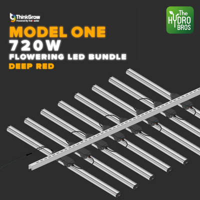 Thinkgrow Model One 720W Blüten-LED-Bundle (Dunkelrot)