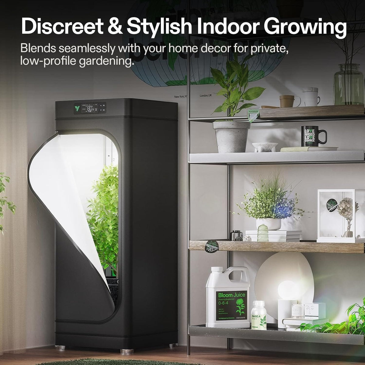 Vivosun VGrow Intelligente Anbaubox | Automatisiertes Indoor-Anbausystem
