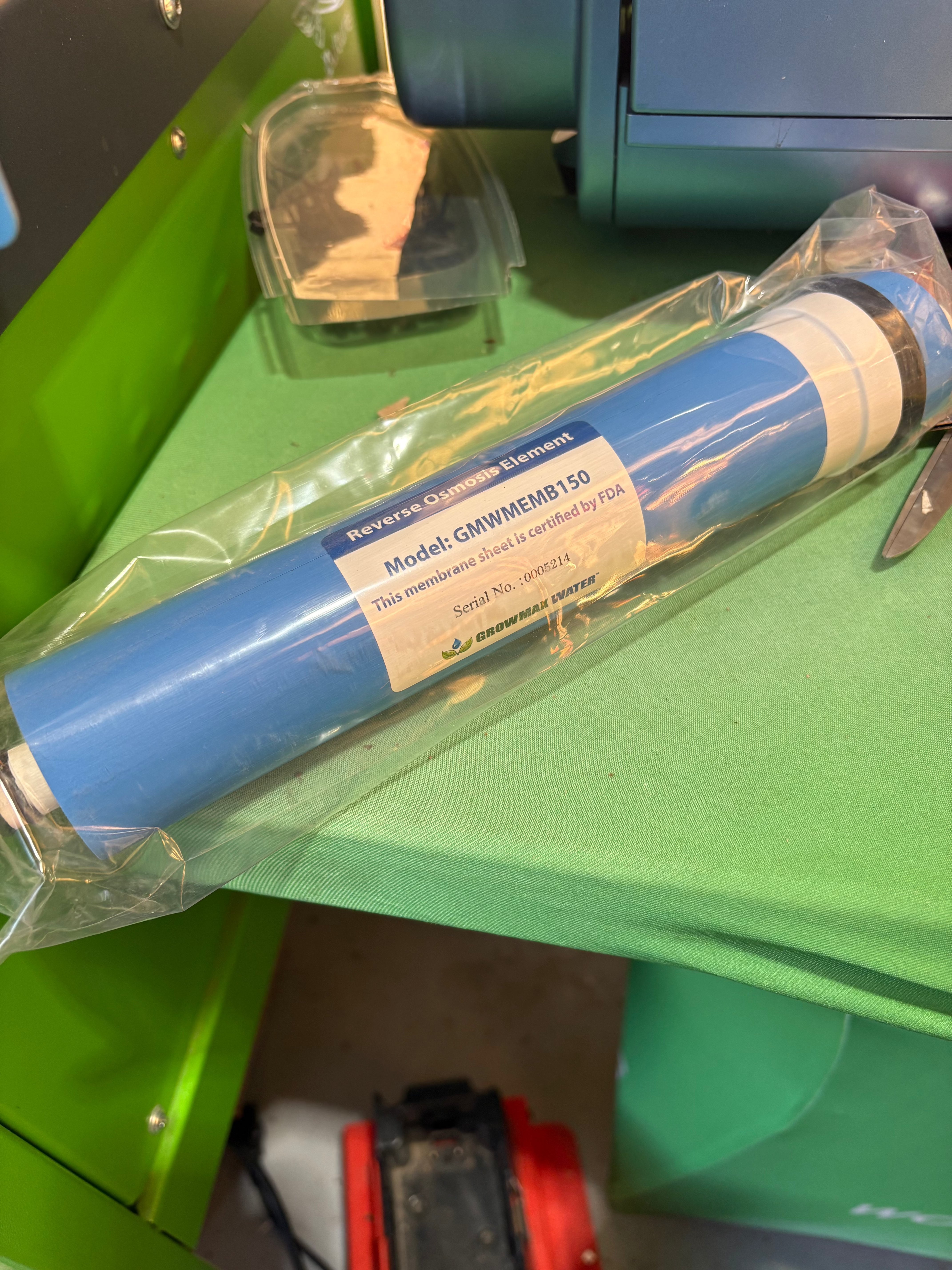 Membrana de ósmosis inversa - 150 GPD