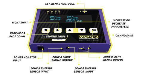 Light Controller Lumatel Control Panel Plus 2.0 (HID+LED) - Controller