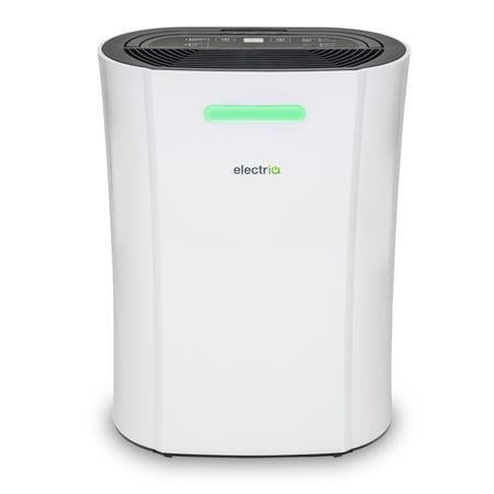 Deshumidificador electriQ de 12 litros con humidistato y purificador de aire