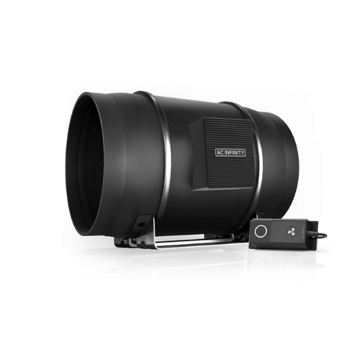 AC Infinity CLOUDLINE S-Series Inline Duct Fan (4″/6″/8″/10″) – Quiet EC Motor PWM Controlled Grow Room Ventilation