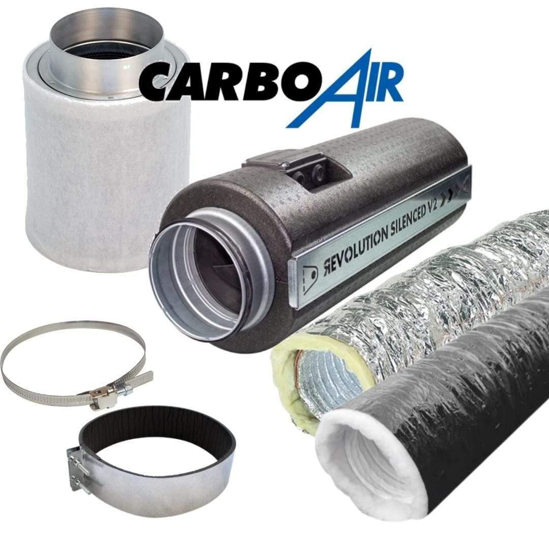 Extraction Kit Revolution Vector EC v2 Silenced Fan + CarboAir 60 Carbon Filter Kit