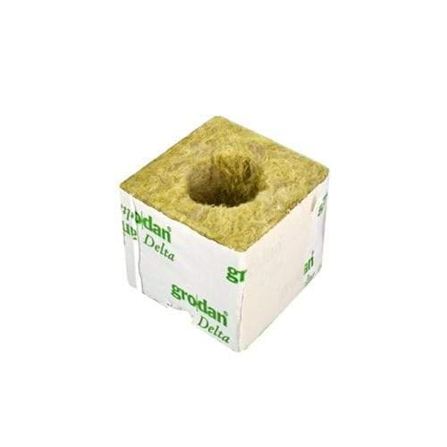 Bloques de lana de roca Grodan de 7,5 cm (3”) – Agujero pequeño o grande