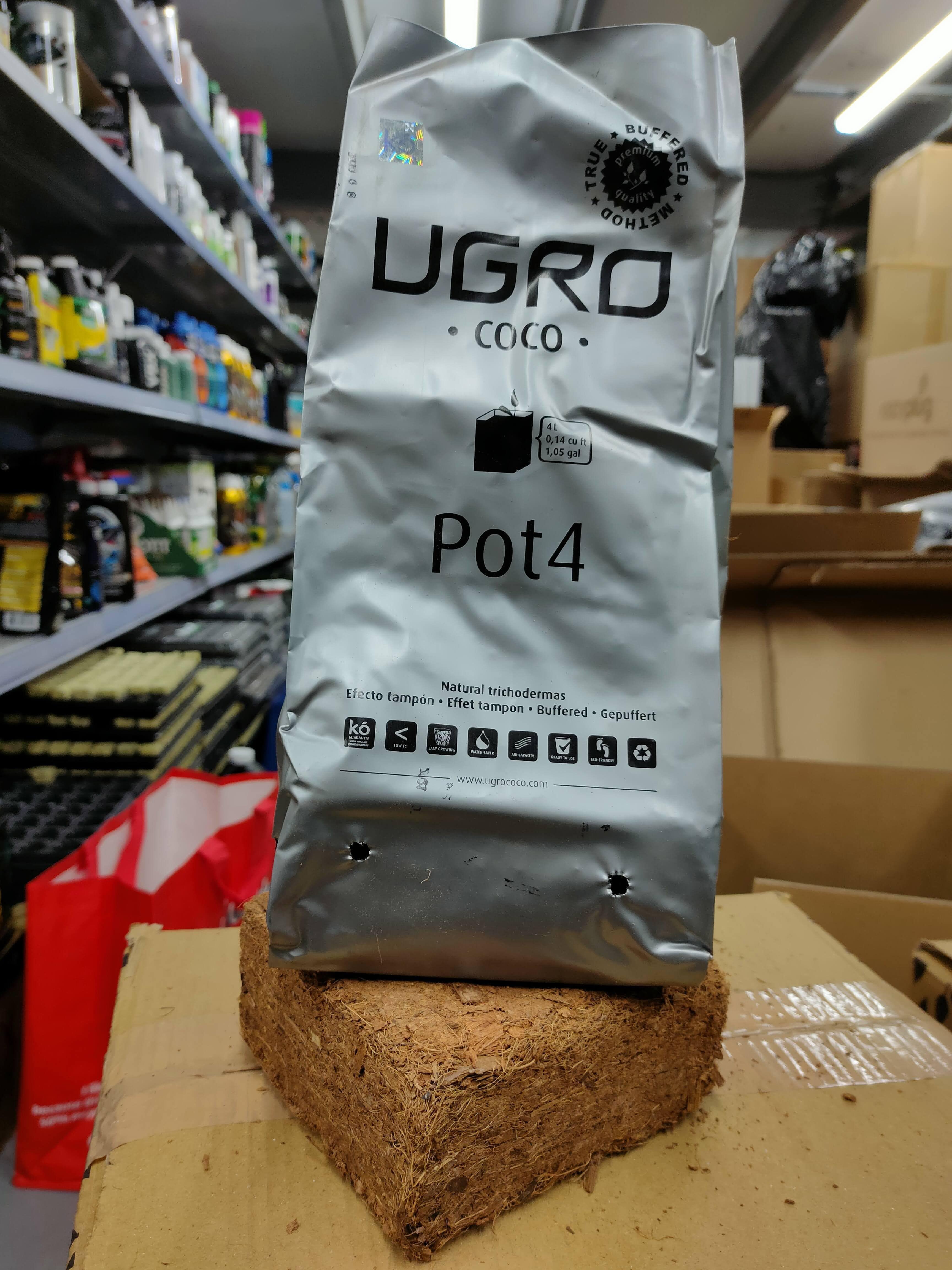 Bolsa de cultivo Ugro Basic Pot4 de llenado rápido - 4 l