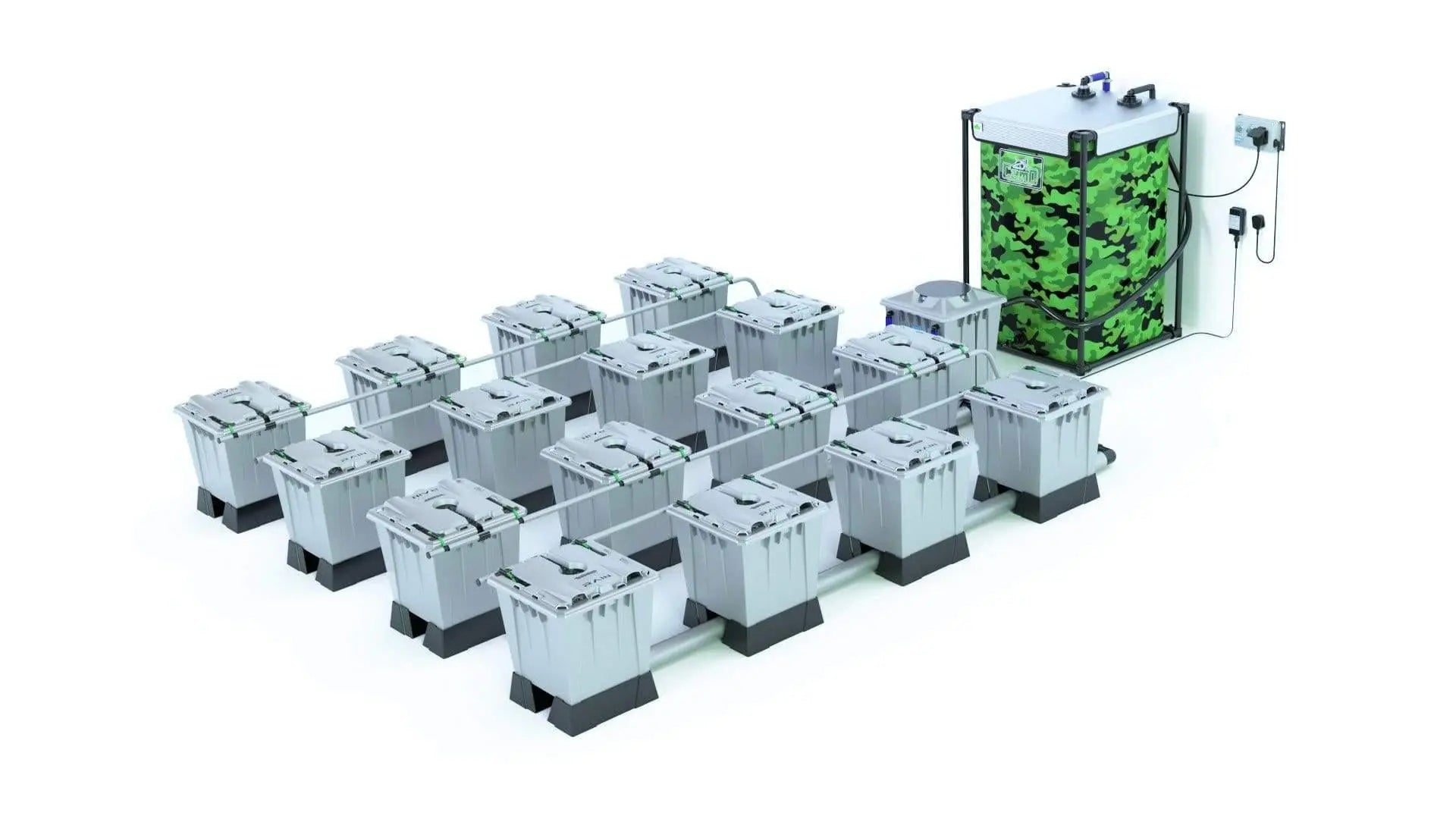 Alien RAIN™ 16 Pot 15L PRO Silver Series