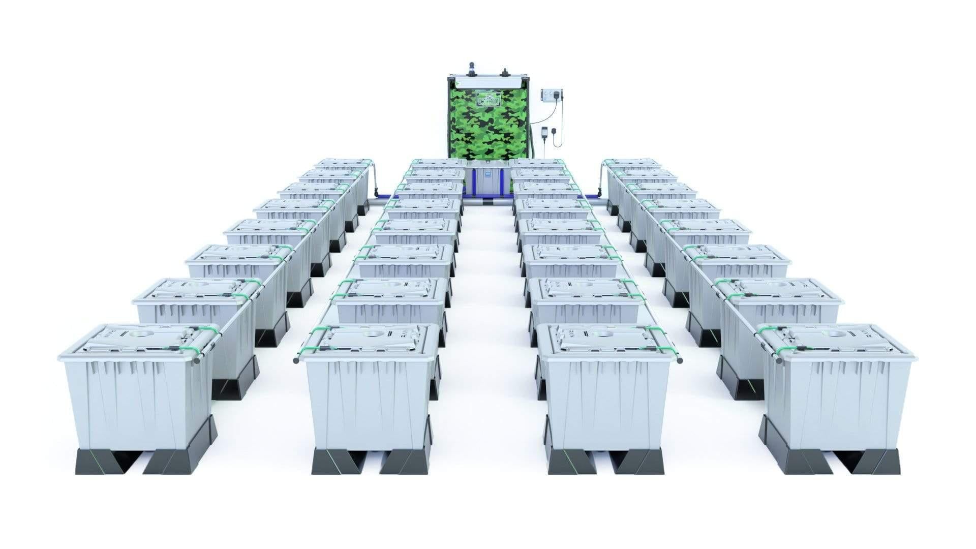 Alien RAIN™ 32 Pot 30L PRO Silver Series