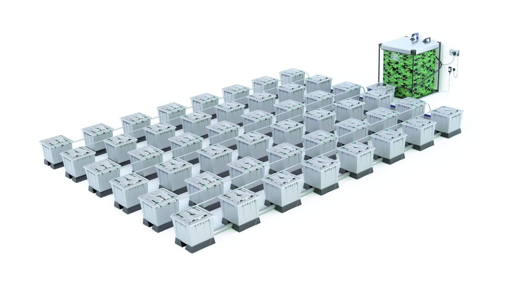 Alien RAIN™ 48 Pot 30L PRO Silver Series