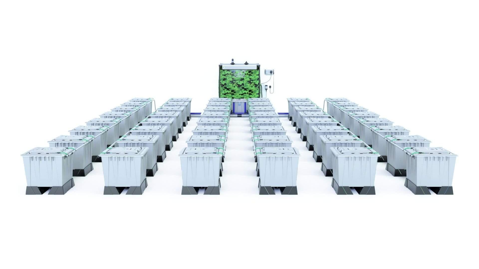 Alien RAIN™ 48 Pot 30L PRO Silver Series