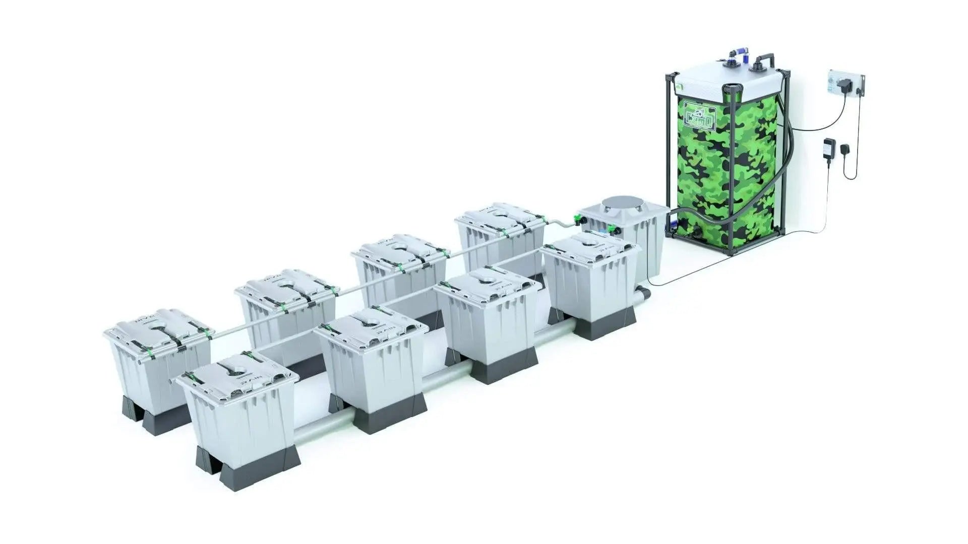 Alien RAIN™ 8 Pot 15L PRO Silver Series