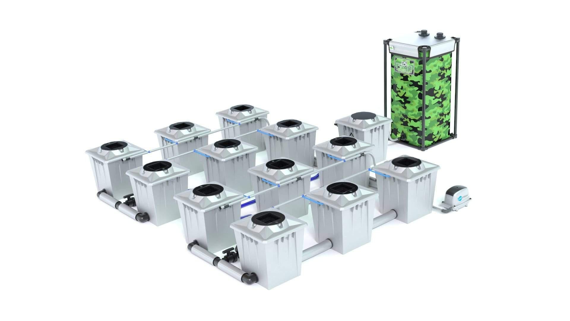 ALIEN® RDWC 12 Pot 20L PRO Serie Plata