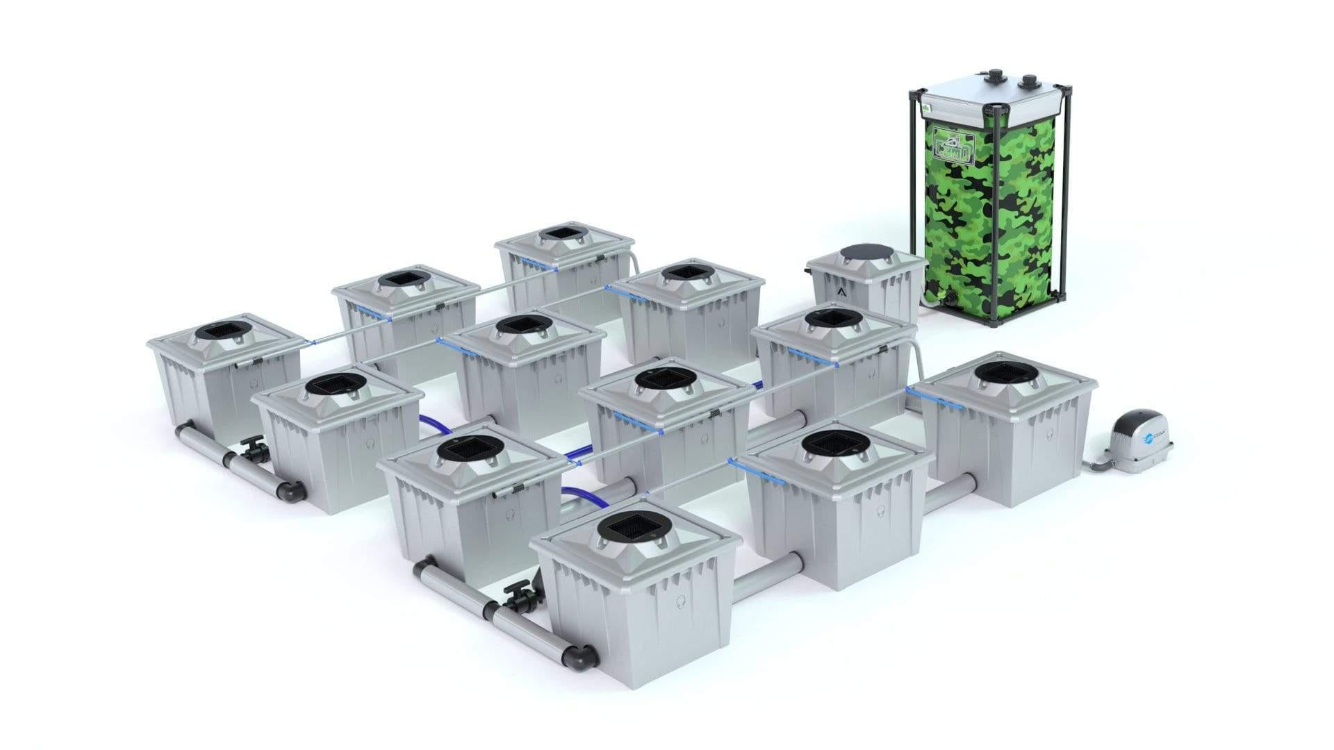 Alien RDWC 12 Pot 36L PRO Serie Plata