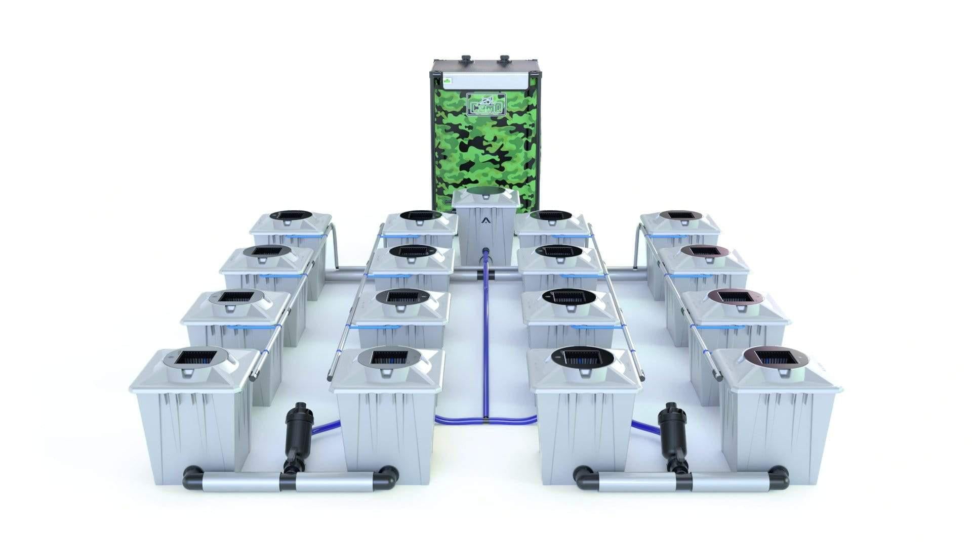 ALIEN® RDWC 16 Pot 20L PRO Serie Plata