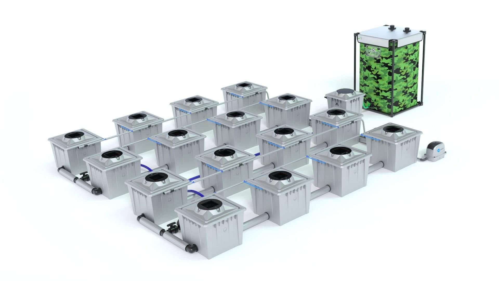 Alien RDWC 16 Pot 36L PRO Serie Plata