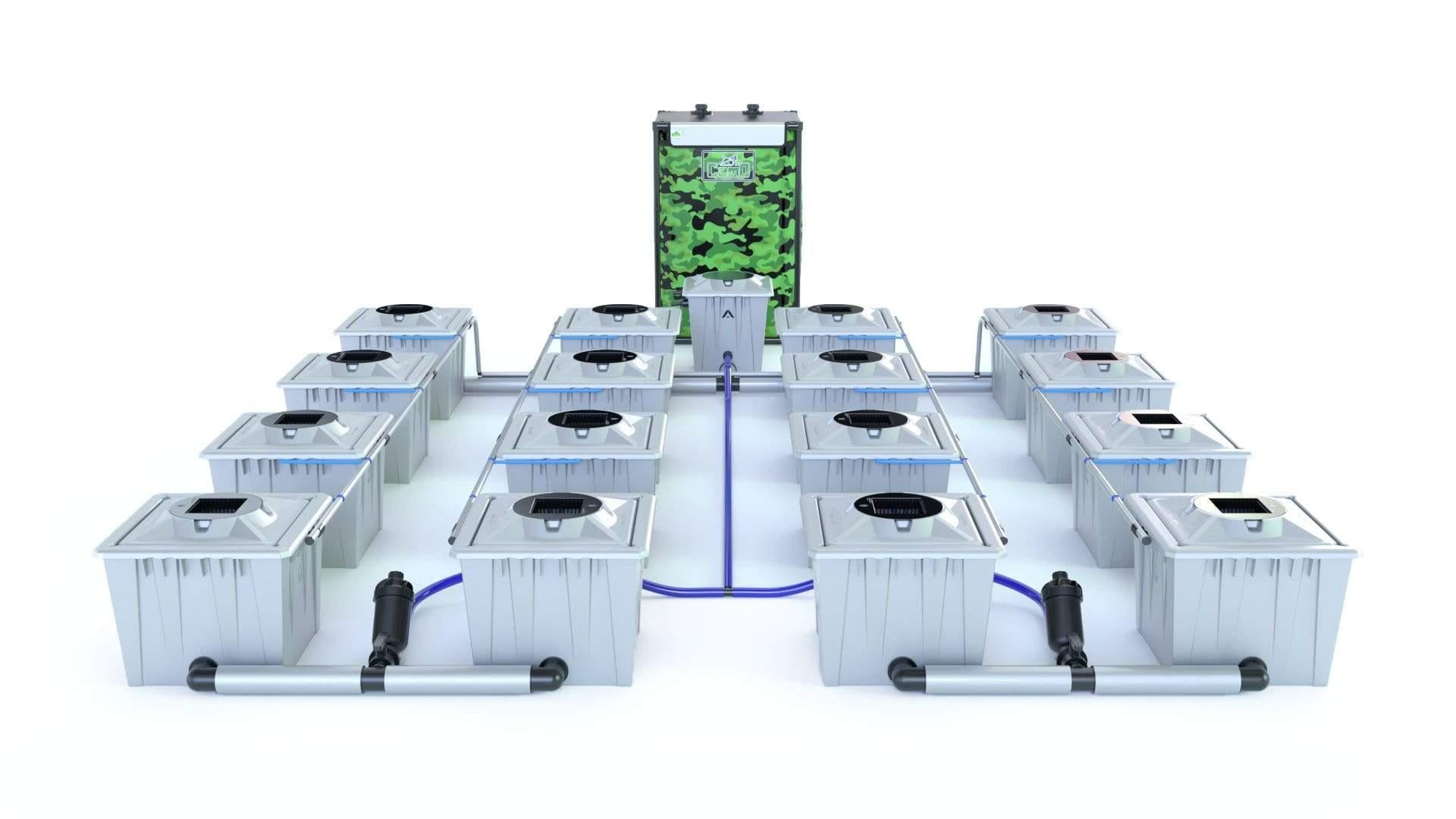 Alien RDWC 16 Pot 36L PRO Serie Plata