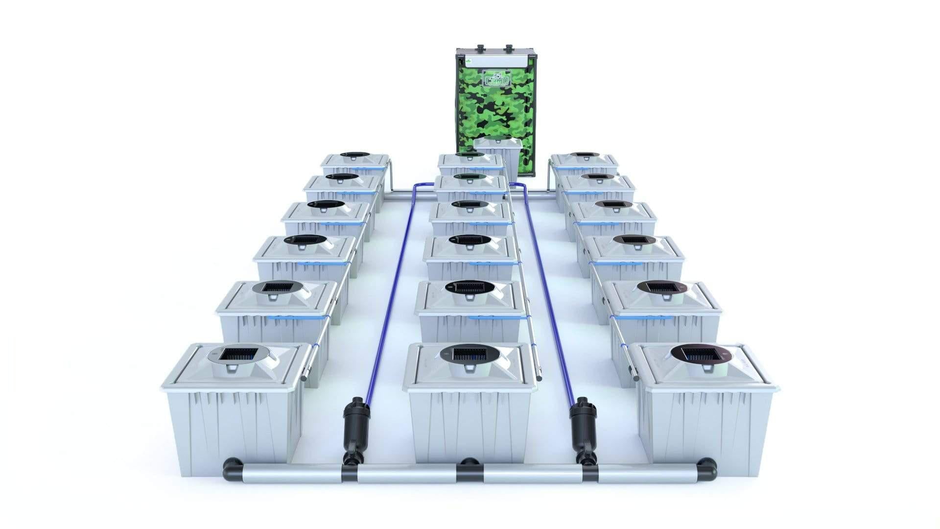 Alien RDWC 18 Pot 36L PRO Serie Plata