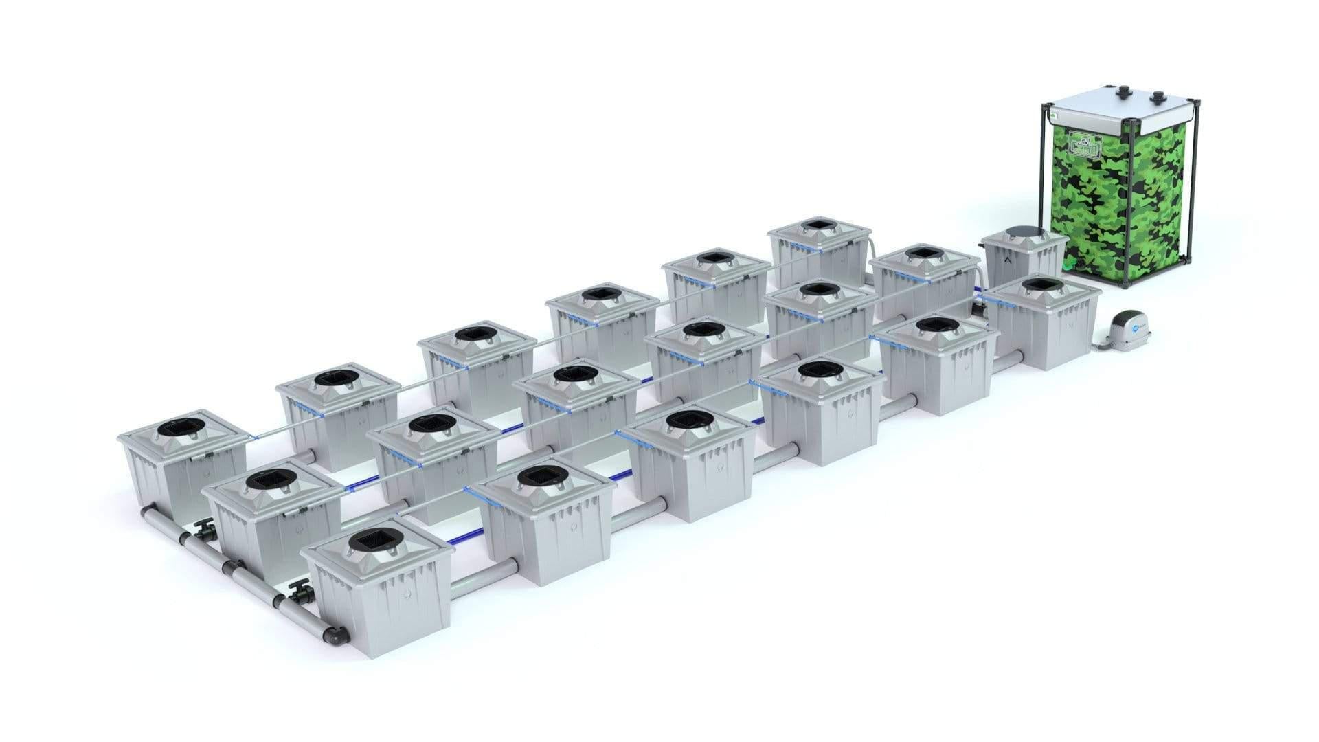 Alien RDWC 18 Pot 36L PRO Serie Plata