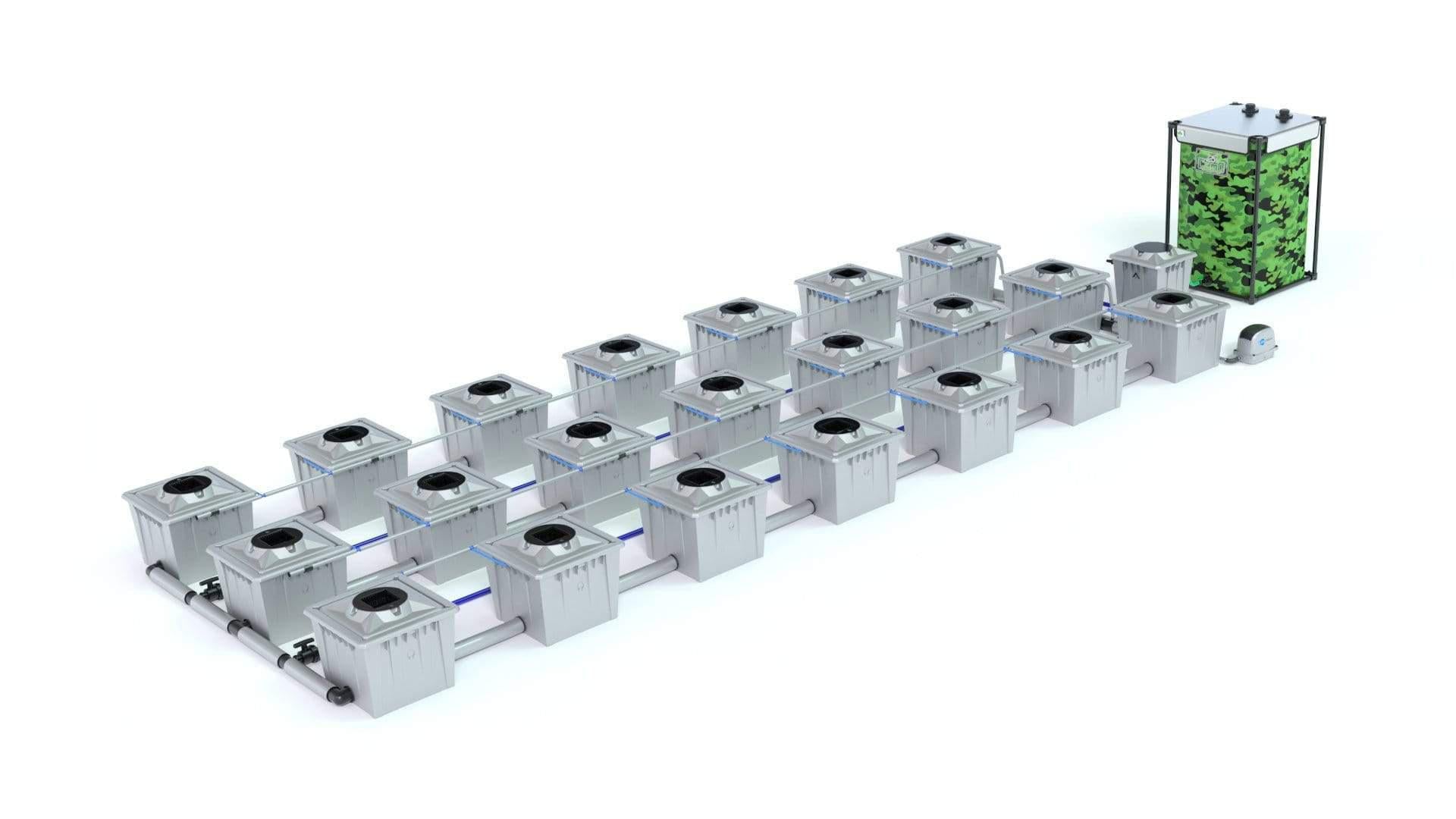 Alien RDWC 21 Pot 36L PRO Serie Plata