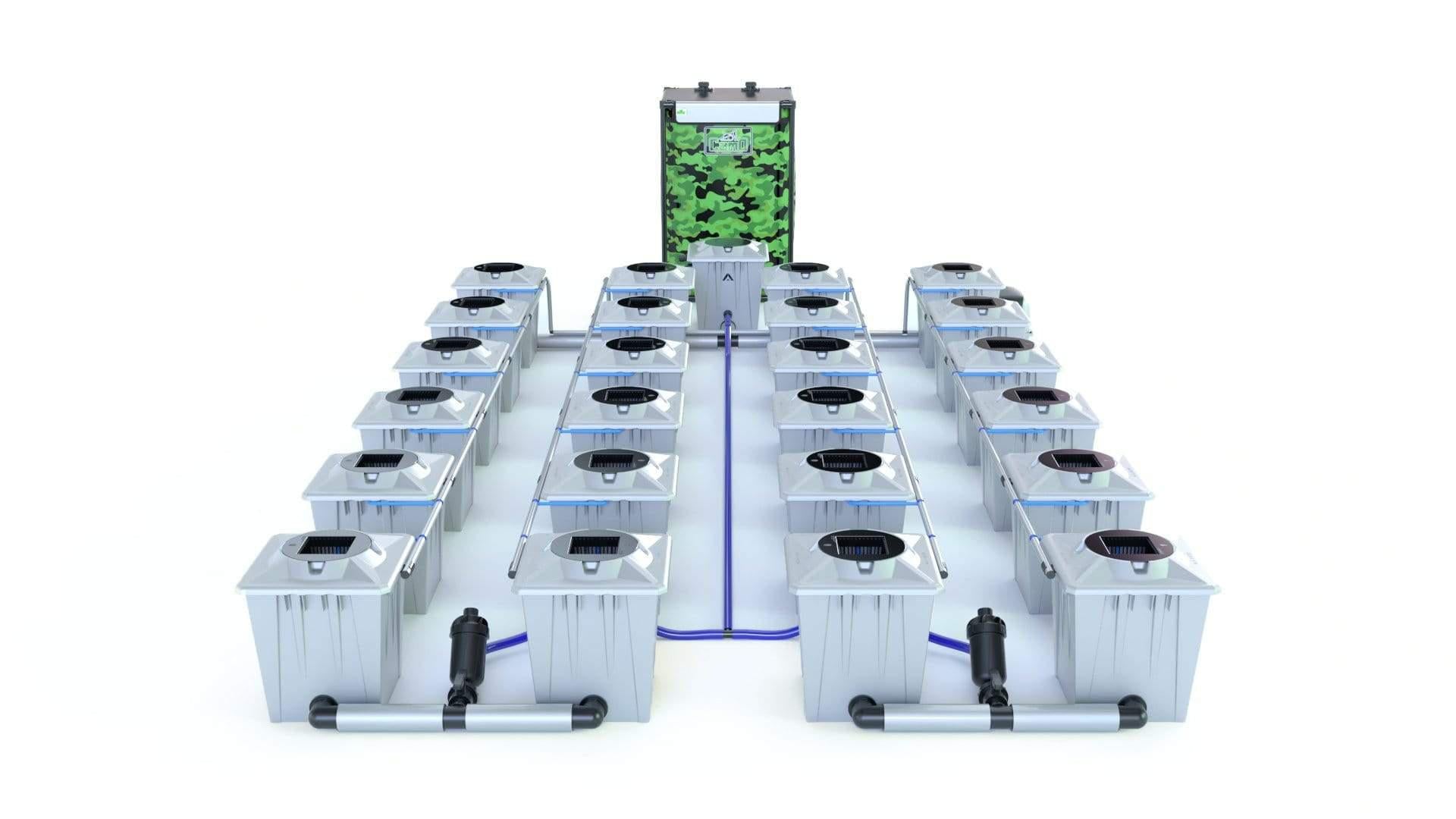 ALIEN® RDWC 24 Pot 20L PRO Serie Plata