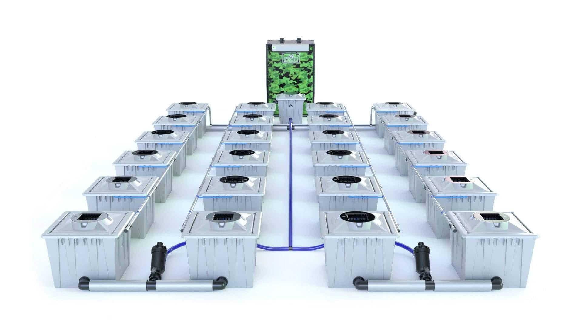 Alien RDWC 24 Pot 36L PRO Serie Plata