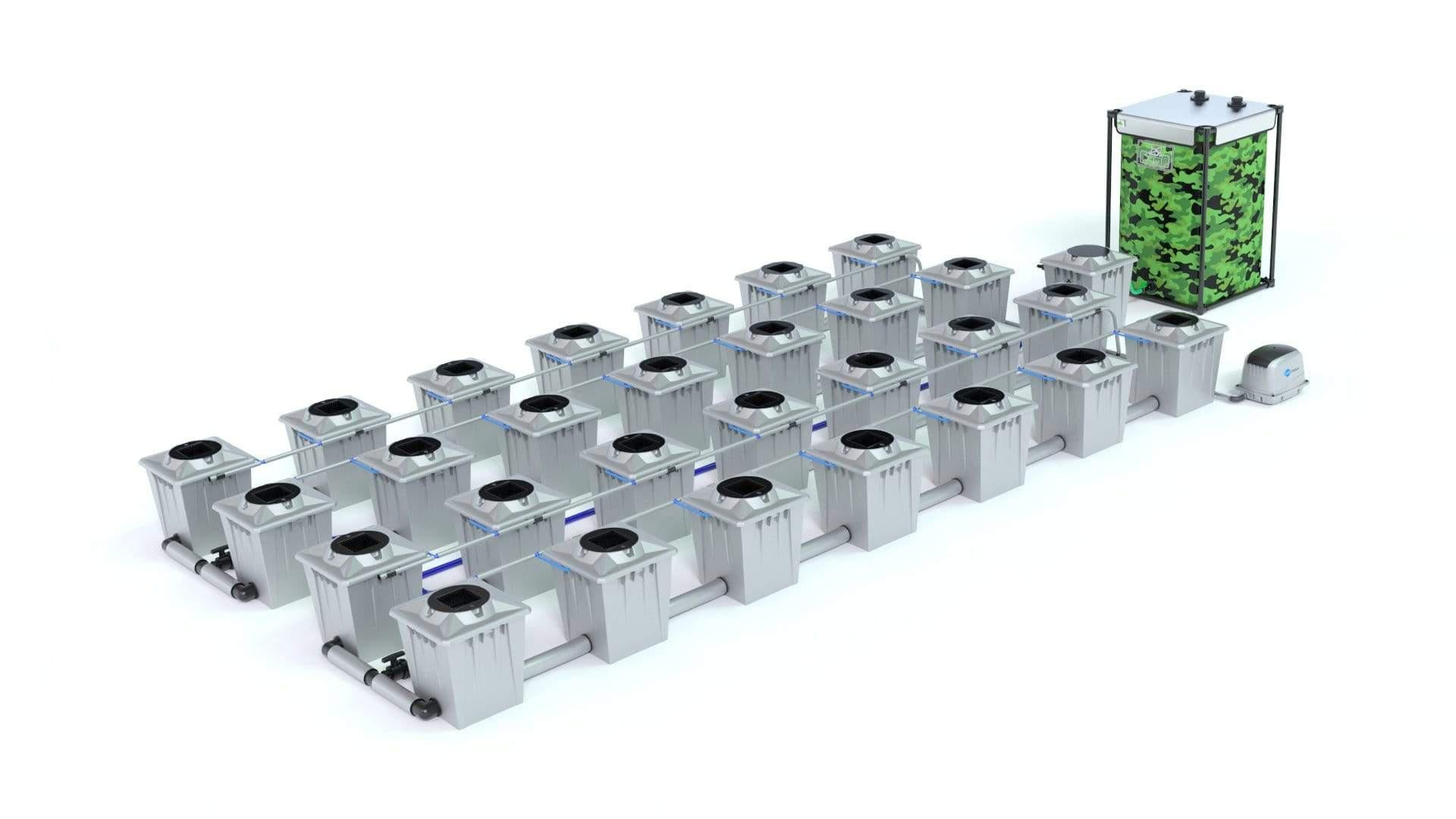 ALIEN® RDWC 28 Pot 20L PRO Serie Plata