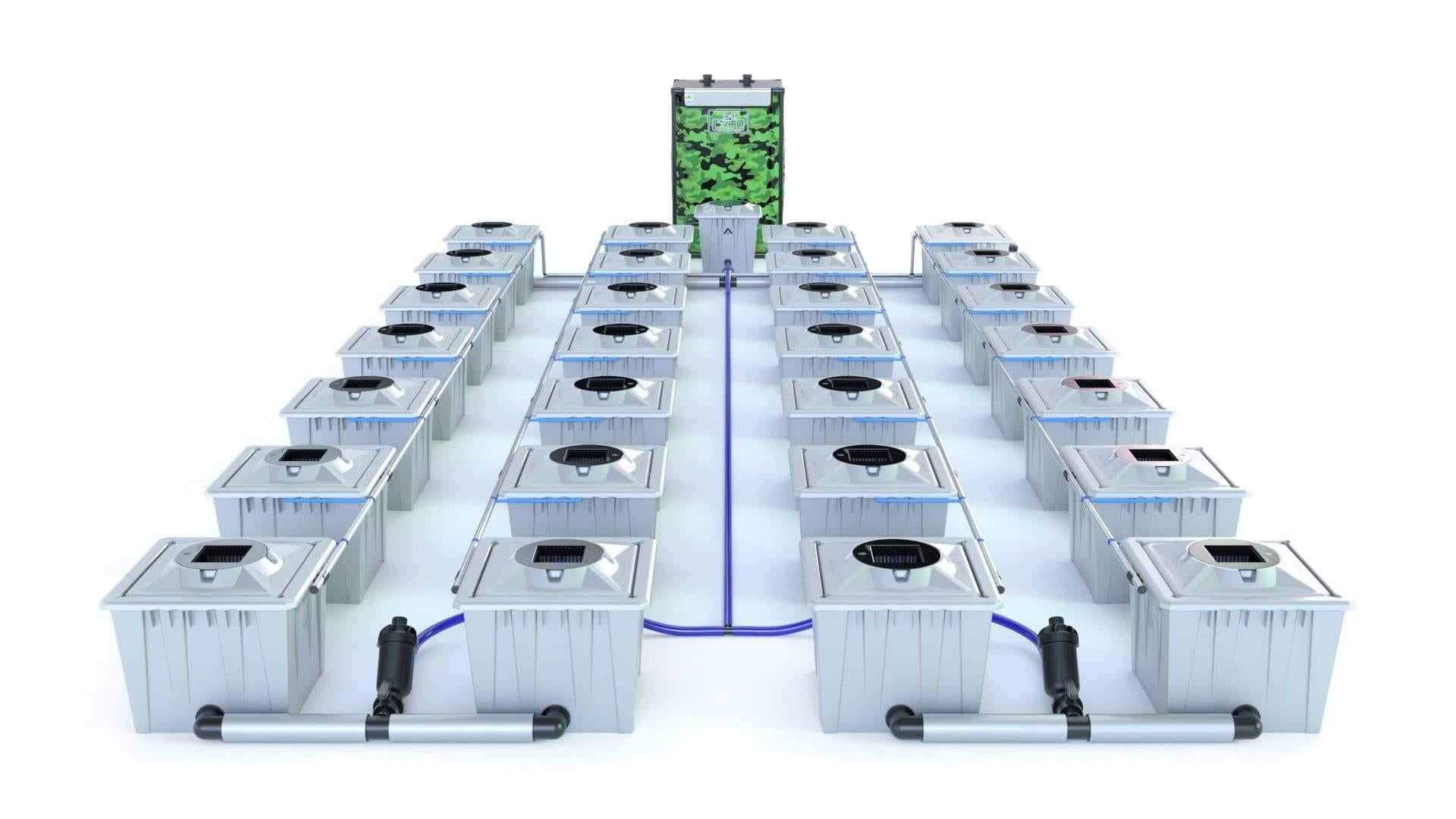 Alien RDWC 28 Pot 36L PRO Serie Plata